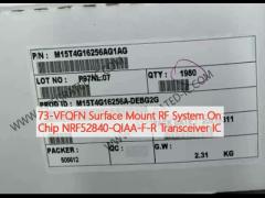 73-VFQFN Surface Mount RF System On Chip NRF52840-QIAA-F-R Transceiver IC