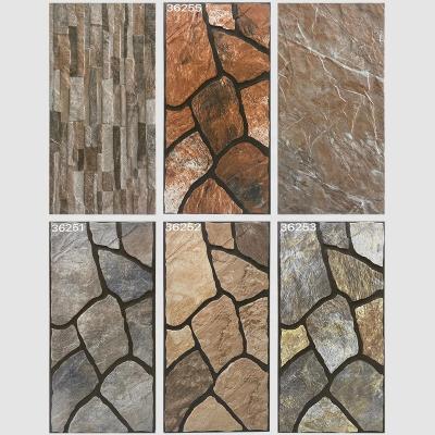 China Exterior Wall 300x600mm Bricks Courtyard Rural American Cultural American Ancient House Villa Decorative Brick Garden Hotel Balcony Wall Tiles for sale