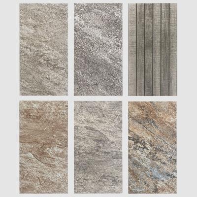 China Exterior 300x600mm Mediterranean Sea villa courtyard 300x600mm AAA grade wall ceramic stone finish granite brick granite tiles balcony tiles for sale