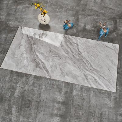 China 750x1500mm Full Body Marble Look Gray White Glossy Polished Glazed Marble Look Full Body Hot Selling High End Luxury Dark Porcelain Home Decor Porcelain Floor Tiles for sale