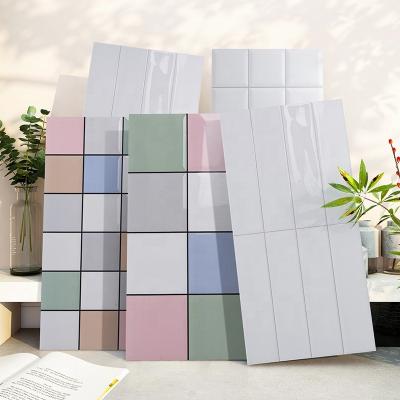 China Hot Selling Wholesale Glossy Matte Glazed Ceramic Wall Bricks Bathroom Kitchen Wall Porcelain Tiles Europe Colored Lattices 300x600mm for sale