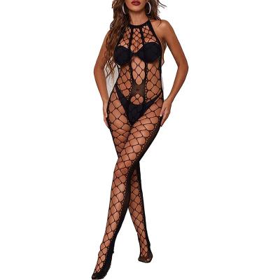 China Sexy Lingerie Nightgown Mesh Bodystockings One Piece Teddy Mesh Bodystockings Women Sexy Fishnet Fishnet Bodysuit for sale