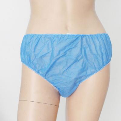 China Factory sales antibacterial SMS high quality nonwoven disposable panties for sale