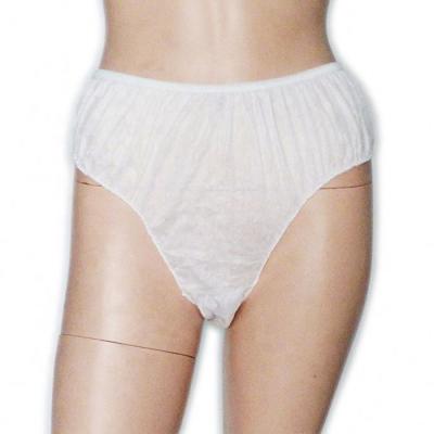 China Antibacterial Disposable Panties SPA Massage Use Disposable Underwear Briefs For Travel for sale