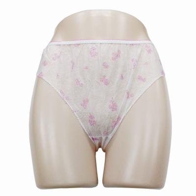 China GUIDE Antibacterial Hospital Cotton Women Disposable Panties For Maternity Period for sale