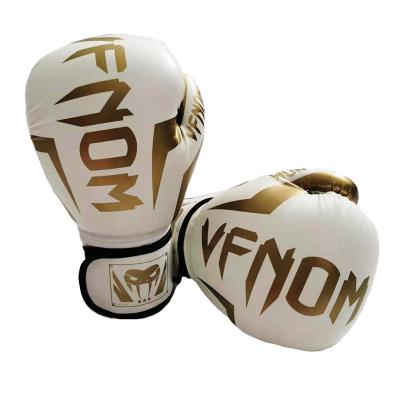 China Adults Glove Boxing Custom Logo PU Training Gloves Leather Boxing Gloves Factory Price for sale