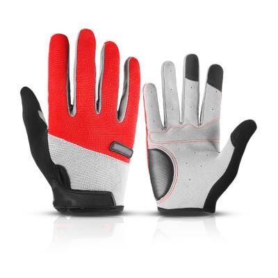 China Custom Motorcycle Gloves Anti Slip Gloves High Quality Comfortable Bike Hand Cycling Gloves Motorcycle Logo Rubber Racing Gloves for sale