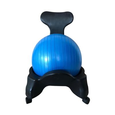 China Amazon Wholesale Custom Hot Sale PVC Gym Exercise Yoga Ball Eco-friendly Yoga Exercise Ball Chair for sale