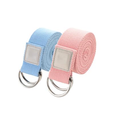 China Custom Amazon hot sale yoga non-slip straps with logo for yoga exercise yoga strap band for sale