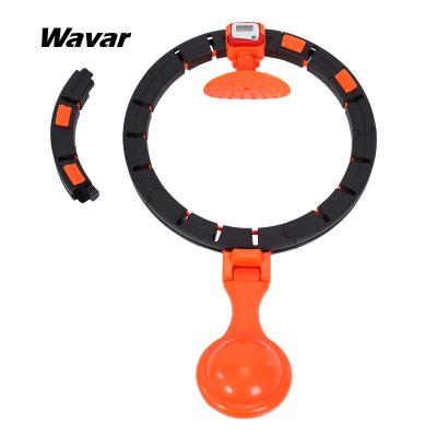 China Best Selling Size Waist Workout Polynesian Dance Ring Black Adjustable Smart Polynesian Dance Hoop Digital Hoola Circle for sale