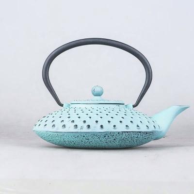 China Wholesale Cheap Viable Solid Japanese Tetsubin Teapot Metal Factory Nail Pattern Large Cast Iron Teapot 800ml/1250ml for sale