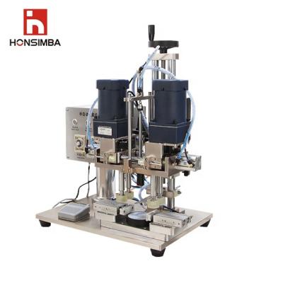 China HONSIMBA TDSGJ6100 Hot Sale High Quality Efficient Convenient Semi-automatic Food Bottle Capping Machine for sale