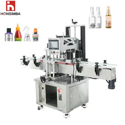 China Food Crown Caps Sealing Automatic Small Bottle Capping Machine And Labeling Machine for sale