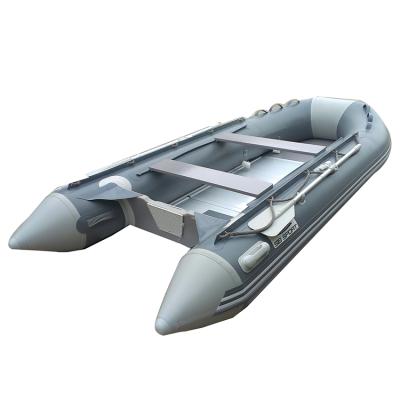 China Warter Sports ASM-360cm Price 0.9mm/1.2mm White PVC Aluminum Pontoon Inflatable Boat Boat for sale