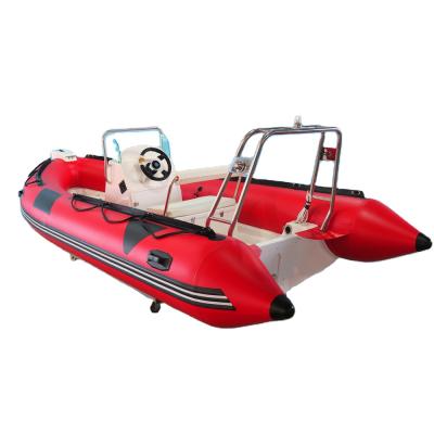 China Hot Selling Fiberglass Boat Jet Drive RIB-520 Jet Drive Fiberglass Boat for sale