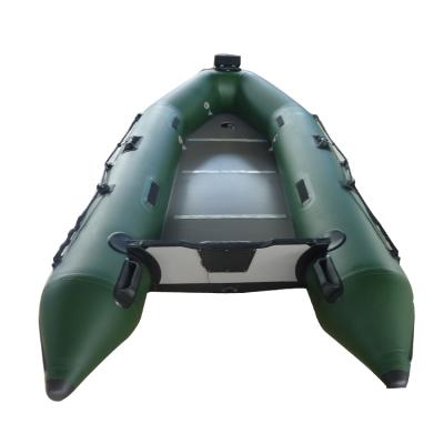 China 420x 188cm Zodiac Style 4.2m Pontoon Boats Inflatable Fishing Boat With Outboard Motor With CE! for sale