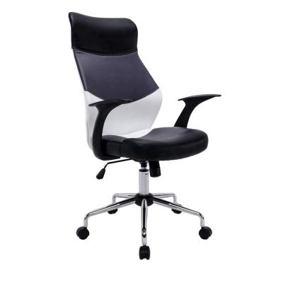 China (Height)Adjustable Office Furniture Fabric Fancy Seat Rotating Luxury Executive Staff Chair For Fat People for sale