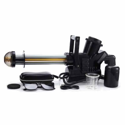 China Popular Wholesale Custom Smoke Shop Products Party Gatlin Smoke Machine Aluminum Tobacco Smoke Gun for sale