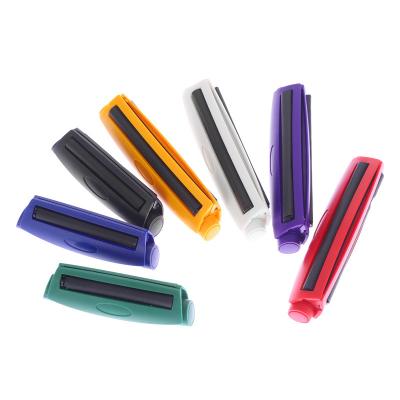 China Durable 78 110mm Multicolor Plastic Rolling Machine Conical Manual Cigarette Roller for sale