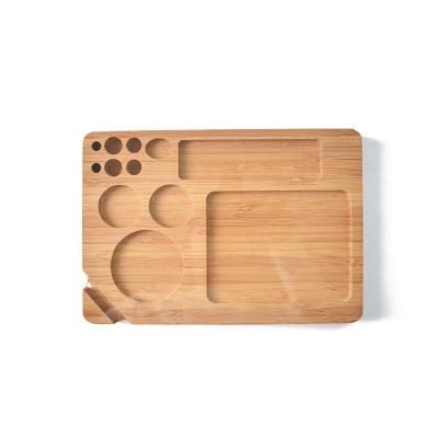 China Durable Multifunction Wooden Cigarette Tray Smoking Cigar Tray for sale