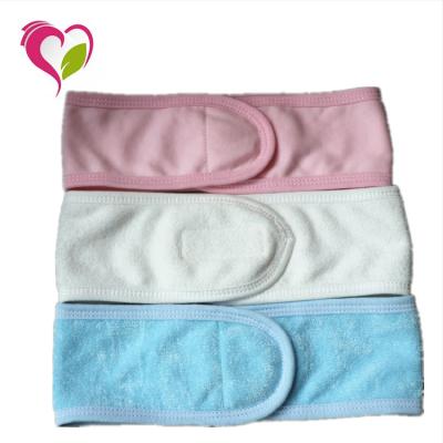 China Fashion Fashion Microfiber Spa Washable Bamboo Headband For Makeup Wash Bath Shower for sale