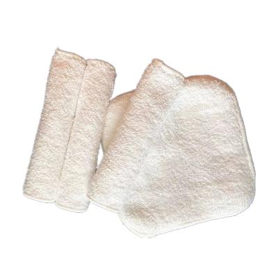 China Logo White Soft Terry Cloth Washable Custom Made Cloth Square Makeup Remover Face Towels for sale