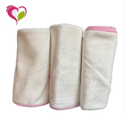 China 2021 Wholesale Cotton Washable Square Bamboo Cloth Makeup Remover Reusable Face Towel for sale