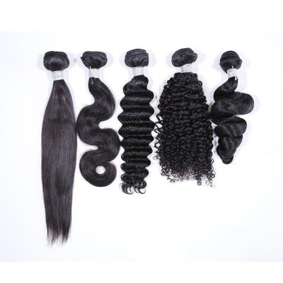 China Silky Straight Wave virgin indian hair curly silky can be bleach for sale