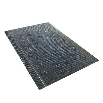 China Water Treament PVC Black Cooling Tower Fill Sheet / Cooling Tower Spare Parts / PVC Fill Sheet For Cooling Towers for sale