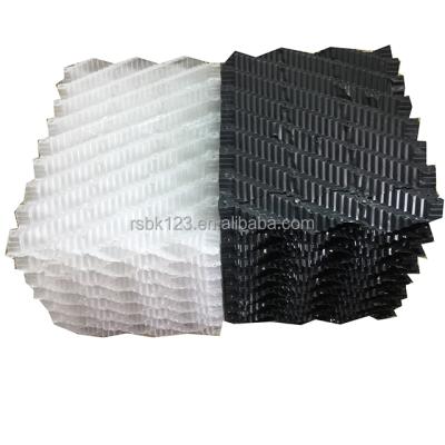 China Efficient And Durable Wave Pvc Slant Plastic Packing Corrugated Wave Cooling Tower Sheets for sale