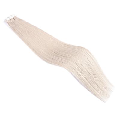 China 12A Grade Silky Straight Wave Virgin Cuticle Aligned Hair Tape In Hair Extensions for sale