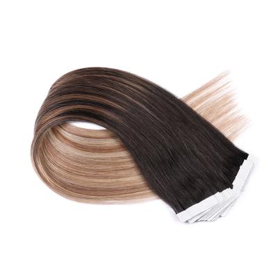 China No Shedding.No Tangle.No Salon Shiny Professional Private Label Cuticle Full Double Sided Walker Tape In Hair Extention /Invisible Adhesive Tape for sale