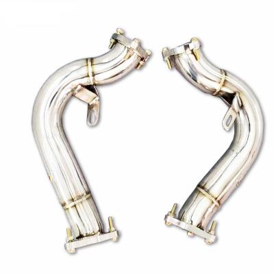 China In-situ Installation Catless Stainless Steel Downpipe For AUDI A6 A7 C7 2.0T Car Exhaust System 2012-2018 for sale