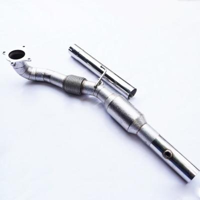 China Engine Stainless Steel Exhaust Downpipe For VW GOLF GTI MK6 2.0T Racing Car Exhaust System 2009-2013 for sale