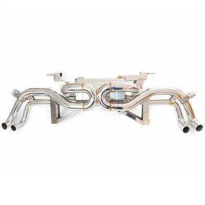 China SUS304 Catback Exhaust For Lamborghini Huracan 5.2 LP580-2 LP610-4 2014 - Automobile Exhaust System Stainless Steel Exhaust Downpipe for sale