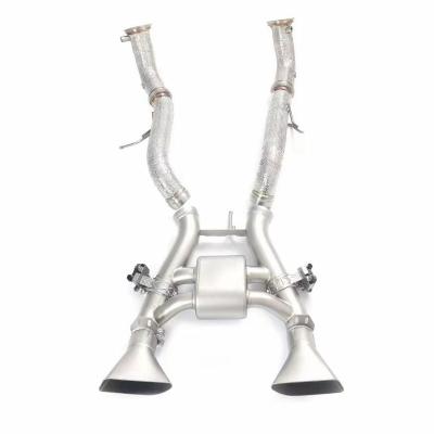 China 304 Stainless Steel Exhaust System 304 Stainless Steel Catback Exhaust For Mclaren 650s 3.8 2014-2016 for sale