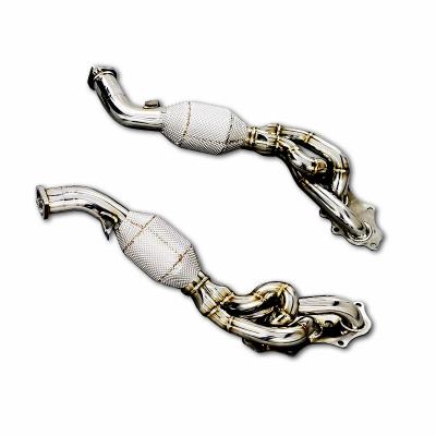 China Engine Exhaust Manifold For TOYOTA LAND CRUISER 4.0L/5.7 2007-2016 Exhaust Pipe Stainless Steel Exhaust Downpipe 100/200/300 Cell for sale