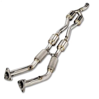 China Motor For VW R36 Magotan 3.6 High Performance 2008-2011 Car Exhaust System Stainless Steel Exhaust Downpipe for sale