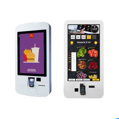 China 4K UHD Kiosk Indoor Restaurant Bill Payment Case Touch Screen 32inch PCAP Order Kiosk Android 7.1 Android 7.1 OS for sale