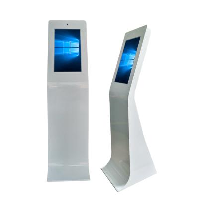 China Advertising TV display screen 23.6 inch thinner 19 inch interactive touch screen ticket kiosk contact kiosk machine for interactive information for sale