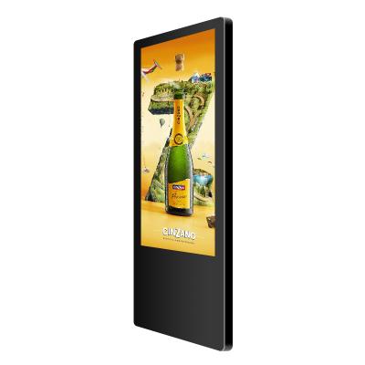 China 18.5 inch wifi wall mount indoor android lcd advertising tv screen display digital signage player for elevator for sale