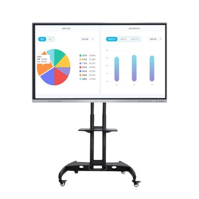 China Metal and Tempered Glass Touch Multimedia WIFI 4G School Smart Interactive Whiteboard Projector Computer China Manufacturer for sale