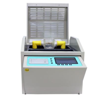 中国 Full Automatic Oil Pressure Tester Insulating Oil Dielectric Strength Tester Transformer Oil BDV Dielectric Strength Tester 1.5kVA 販売のため