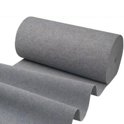 China rib nonwoven plain disposable velour needle punch felt non woven expo exhibition carpet for sale