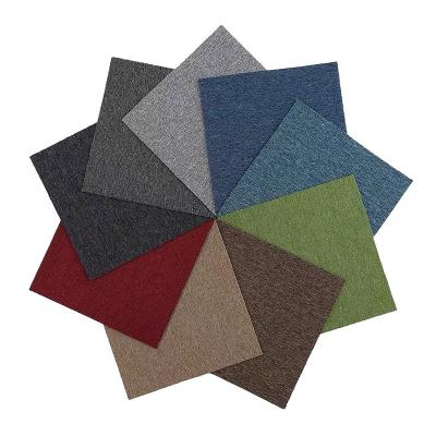 China PP/Nylon Tufted Carpets PVC Backing Office Building Commercial Floor Carpet Tile for sale