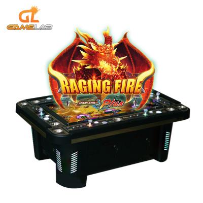 China Metal + Acrylic / Customize 6 Players Raging Fire Shooting Fish Game Folded Cabinets Mini Fish Game Machine With 19-32 Inch Monitor for sale