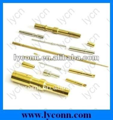 China Power Contact Brass Pin For Welding Gold Plated for sale