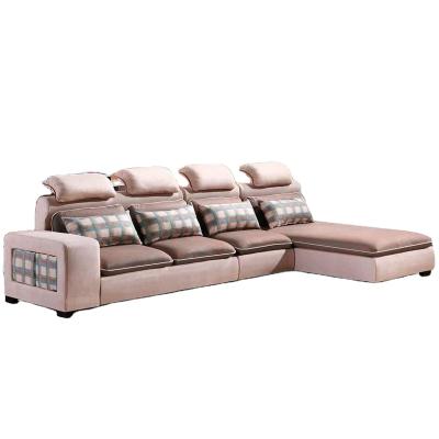 中国 luxury fabric sofas set cover sectional upholstery furniture modern living room velvet high-density sponge non-slip ho 販売のため