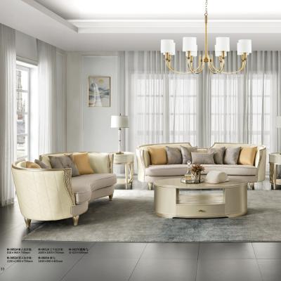 Cina Leather American luxury style living room contemporary sofas furniture comfortable living room sofa sets in vendita