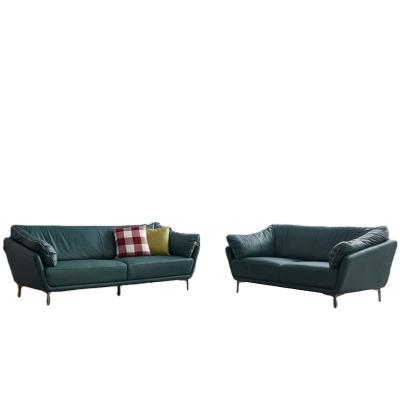 中国 luxury leather modern arc cushion Chesterfield Classic modular sectional hall minimalist sofa 販売のため